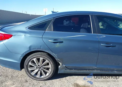 2015 Hyundai Sonata Sport из США, поврежденный, VIN 5NPE34AF4FH233477